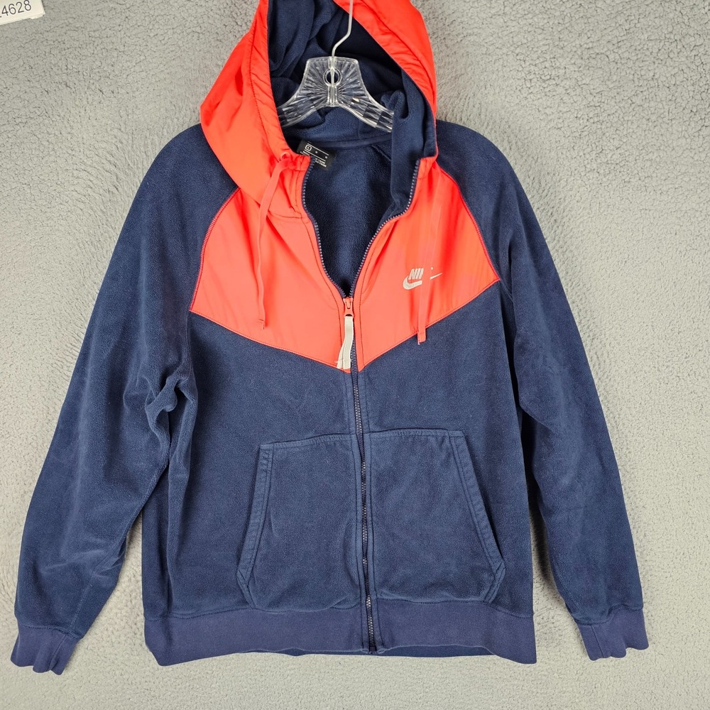 Nike Sportswear Polar Fleece Windrunner Jacket‎ Men L Hooded Full Zip 929114-451